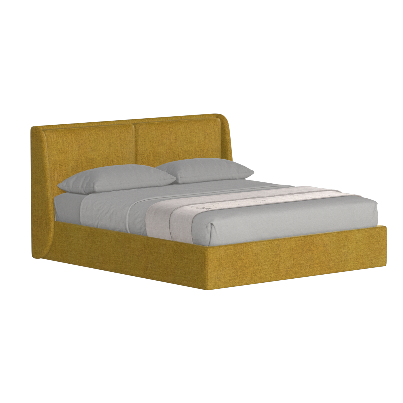 Bett mit weichem Kopfteil Ruby
