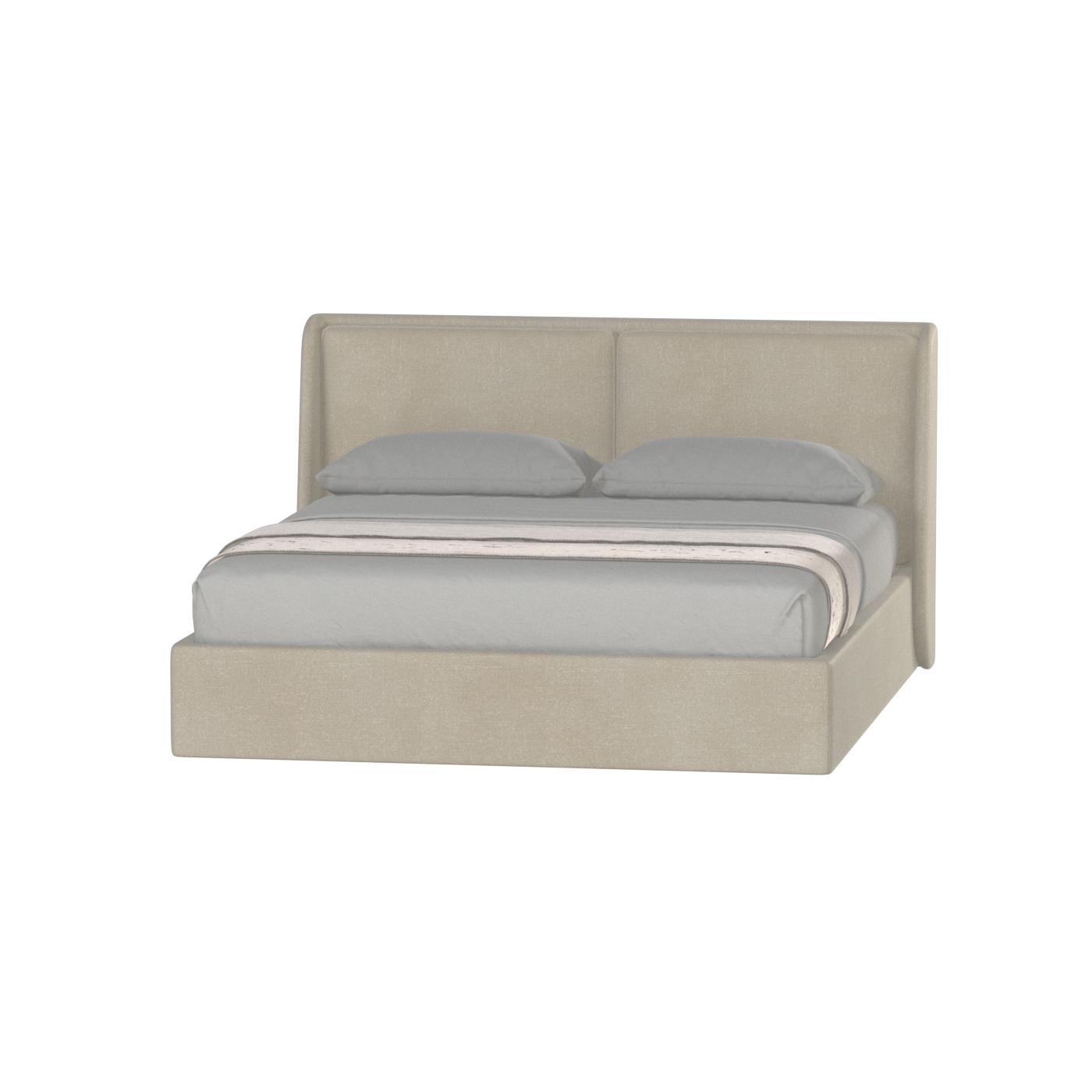 Bett mit weichem Kopfteil Ruby