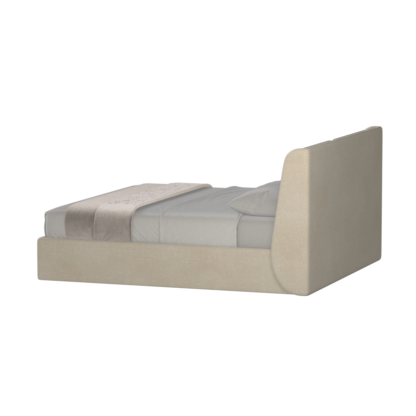 Bett mit weichem Kopfteil Ruby