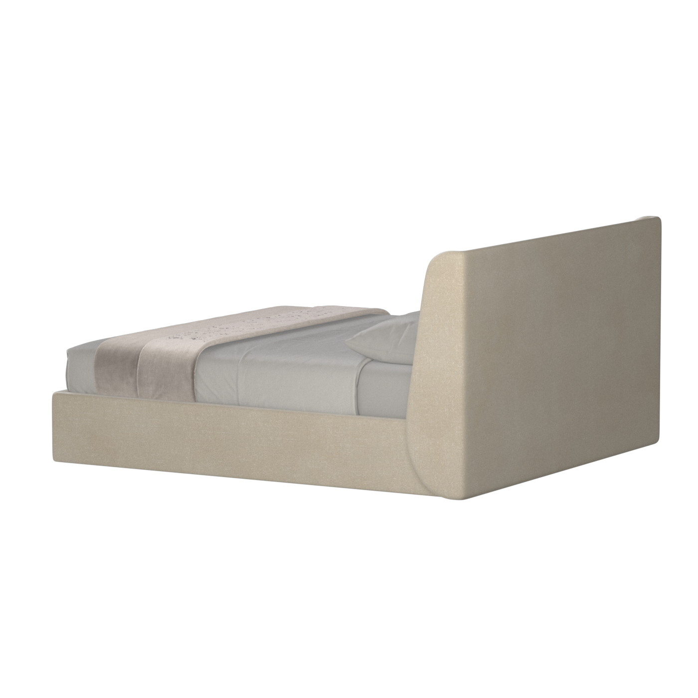 Bett mit weichem Kopfteil Ruby
