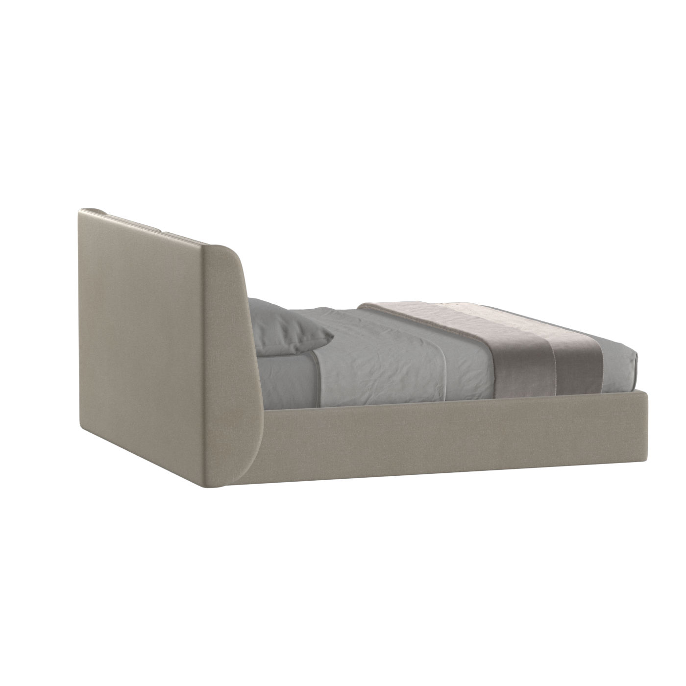 Bett mit weichem Kopfteil Ruby