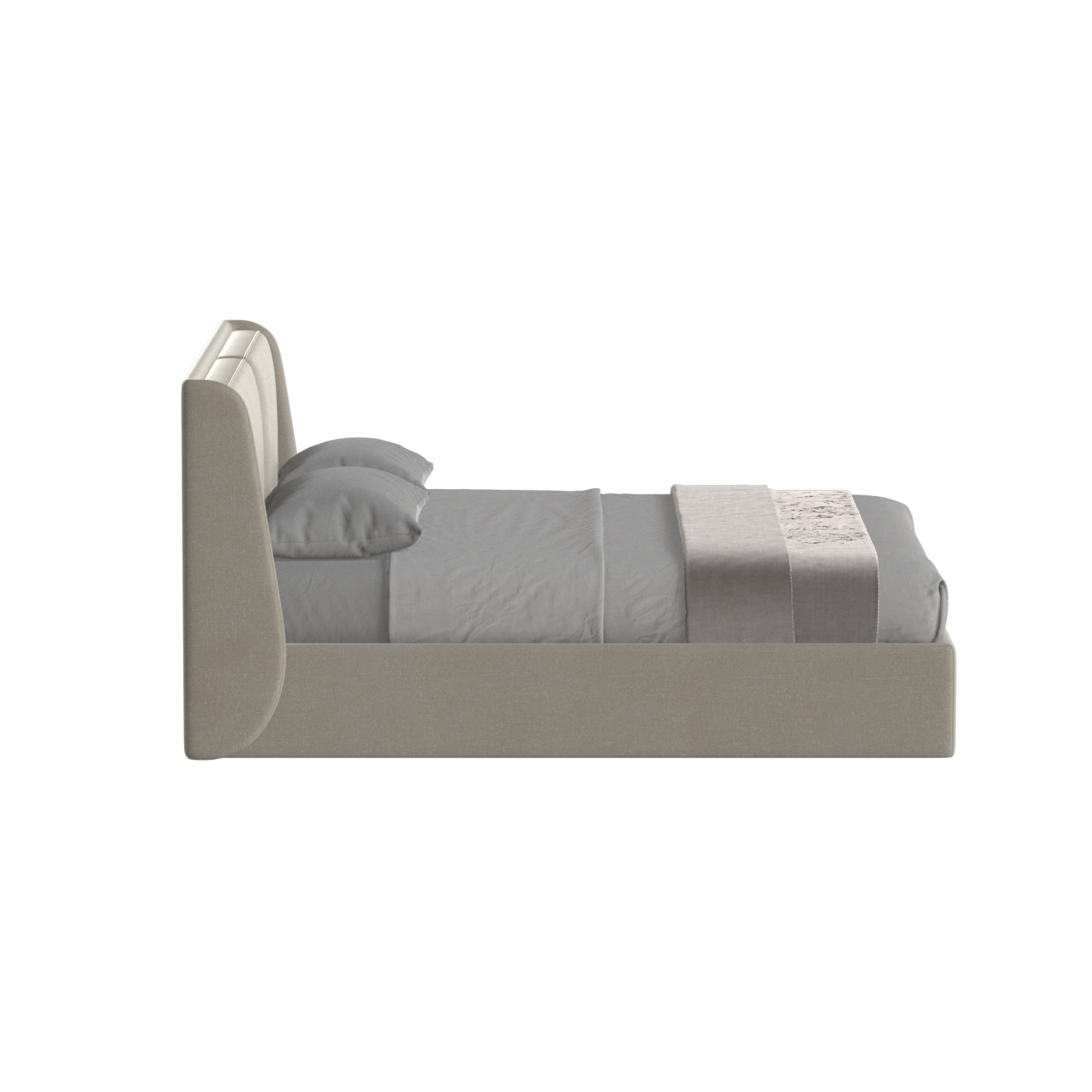 Bett mit weichem Kopfteil Ruby