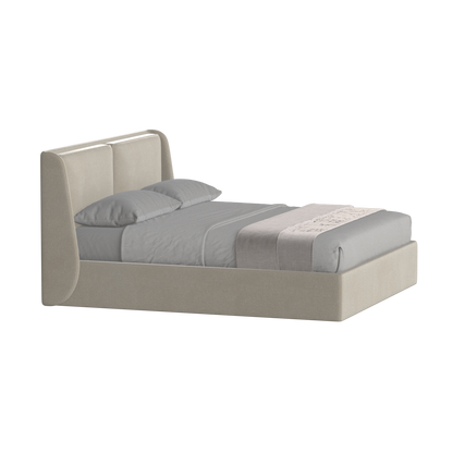 Bett mit weichem Kopfteil Ruby