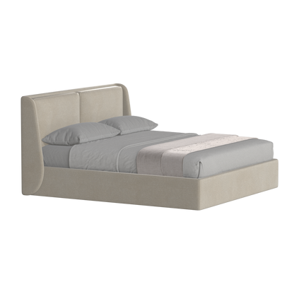 Bett mit weichem Kopfteil Ruby