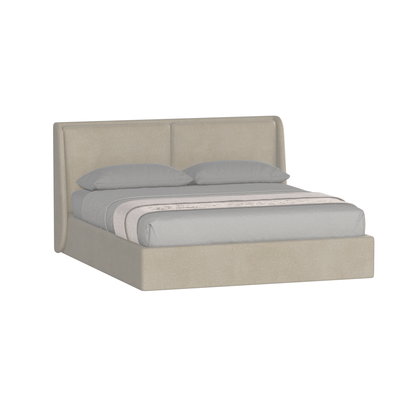 Bett mit weichem Kopfteil Ruby