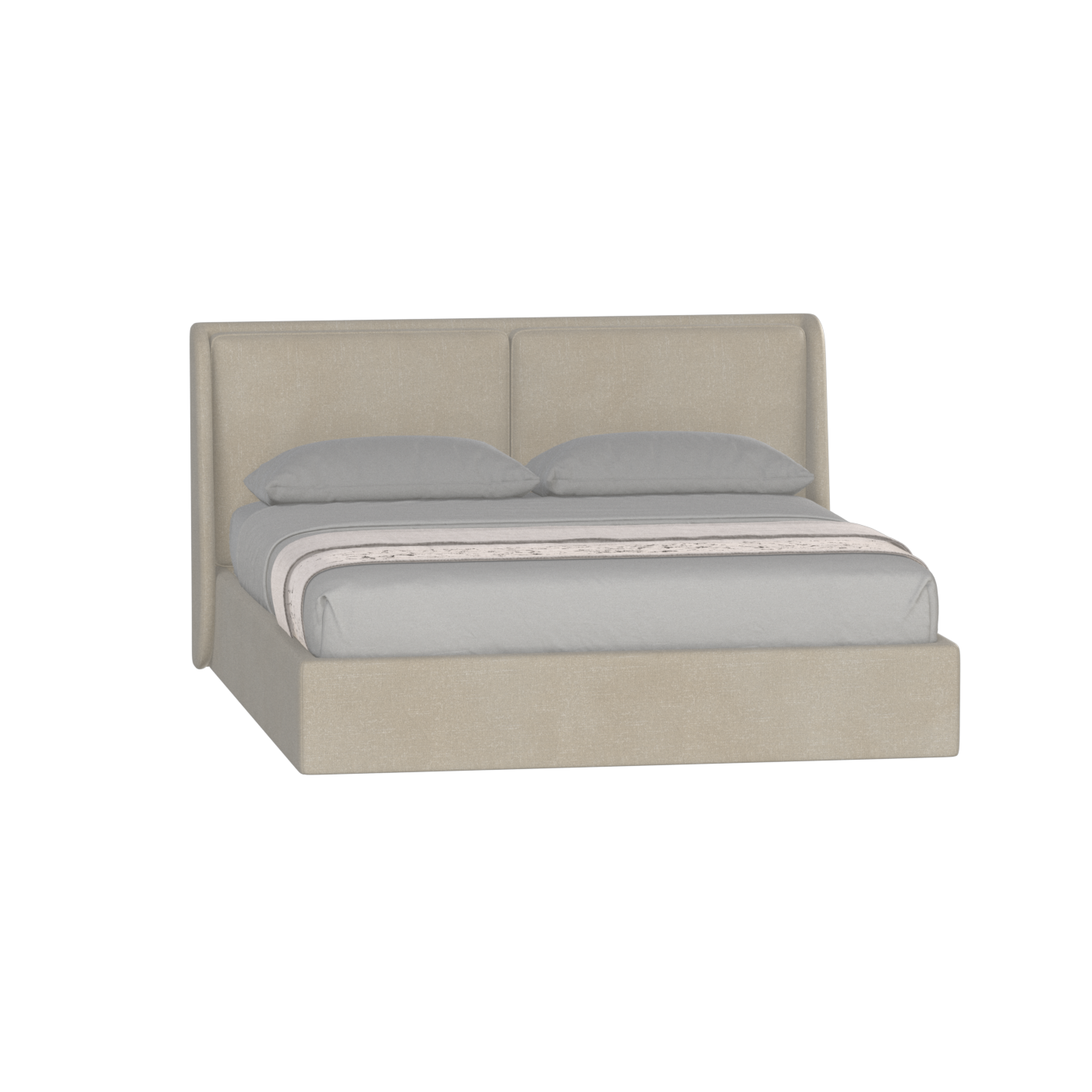 Bett mit weichem Kopfteil Ruby