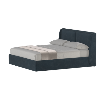 Bett mit weichem Kopfteil Ruby