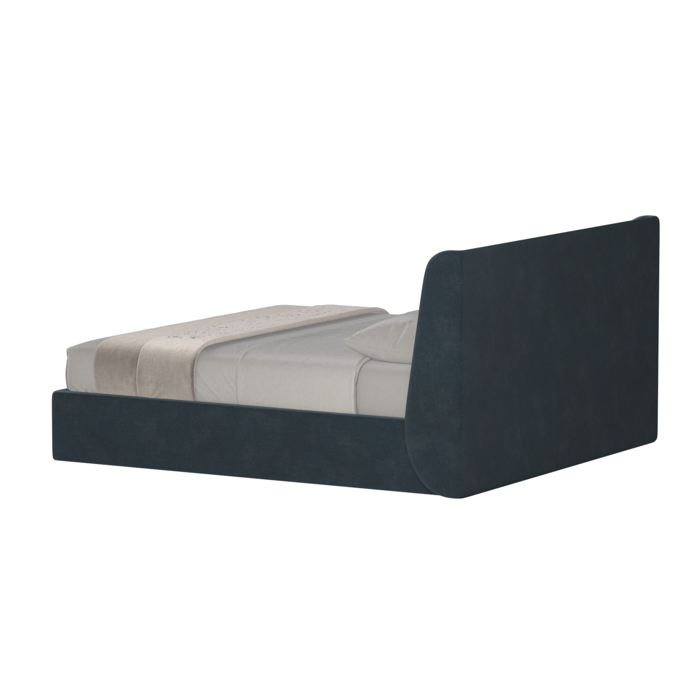 Bett mit weichem Kopfteil Ruby