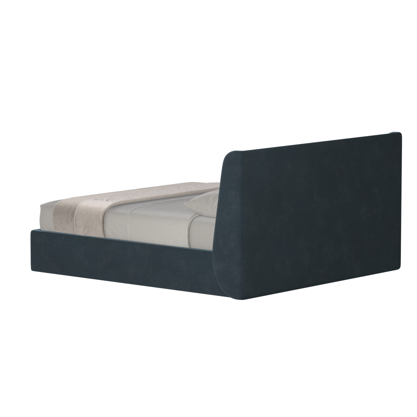 Bett mit weichem Kopfteil Ruby