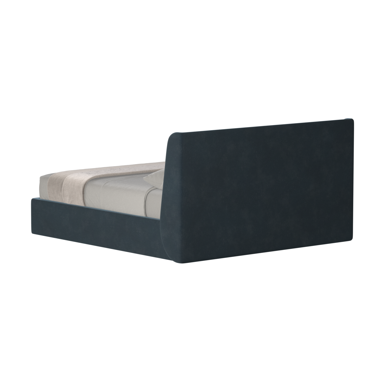 Bett mit weichem Kopfteil Ruby