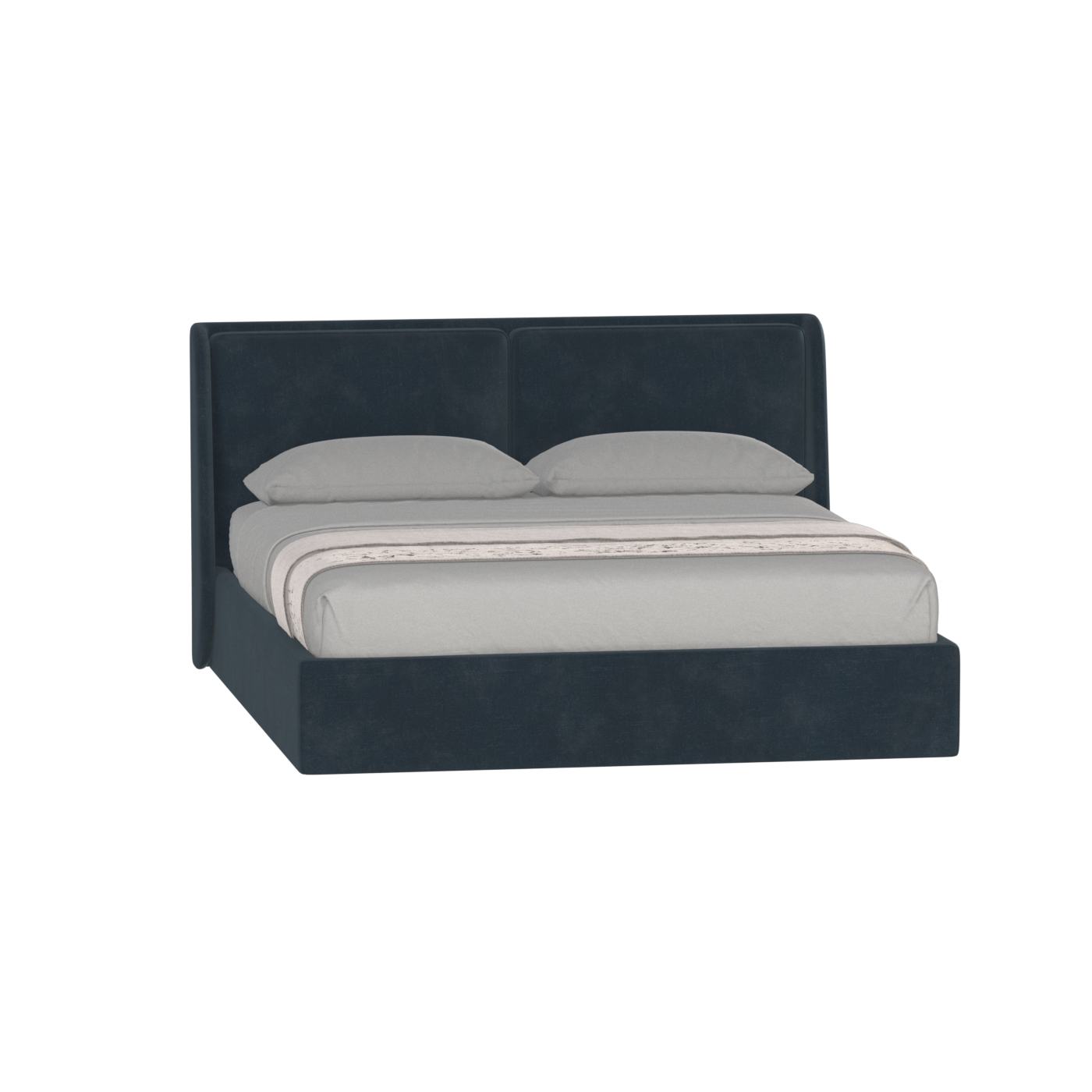 Bett mit weichem Kopfteil Ruby