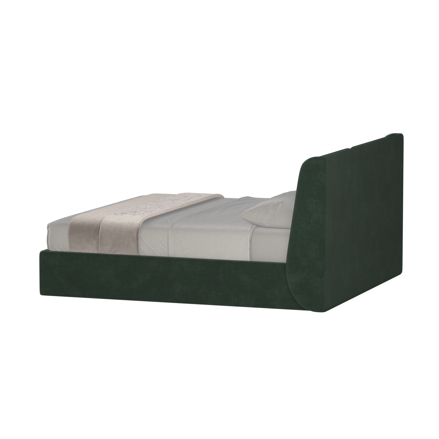 Bett mit weichem Kopfteil Ruby