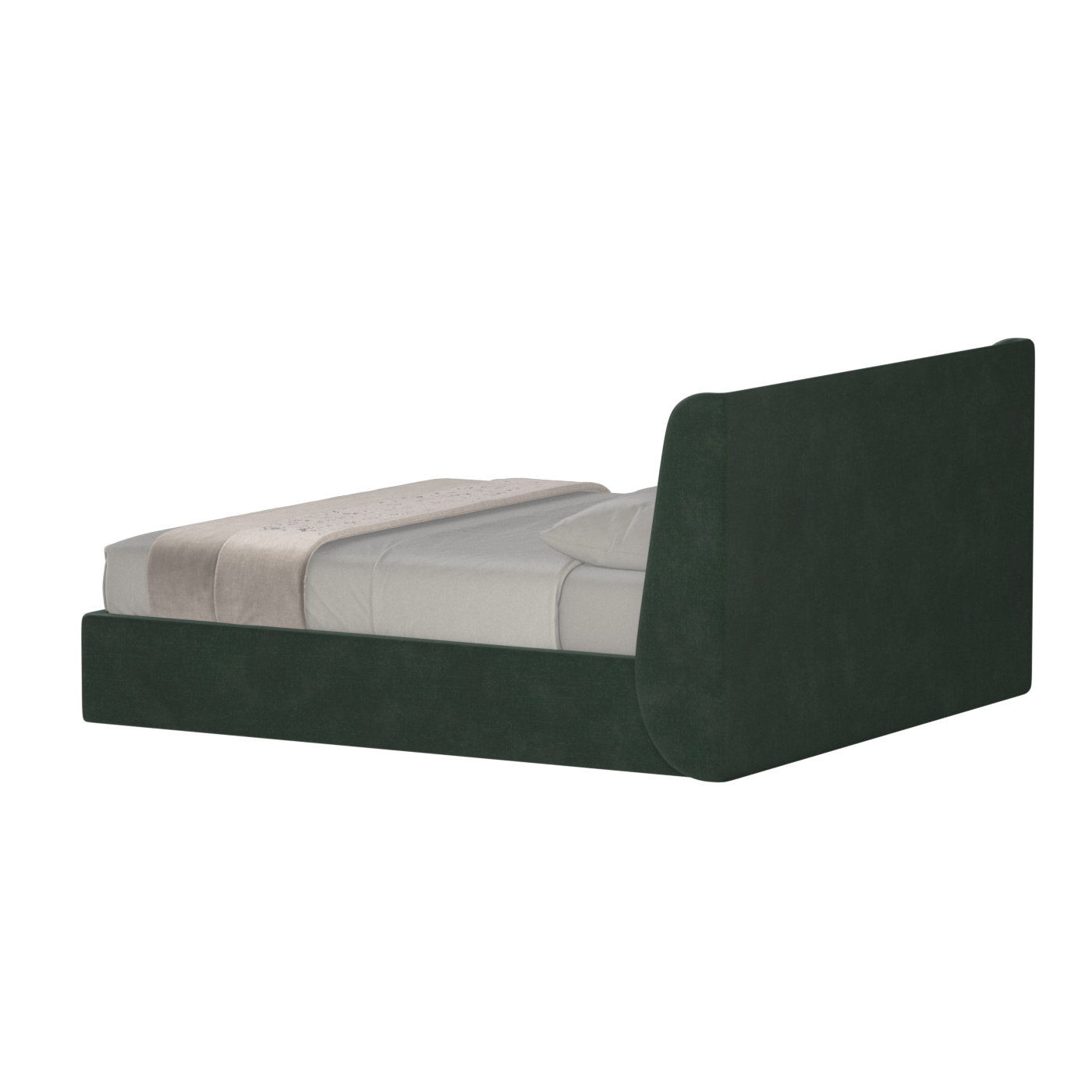 Bett mit weichem Kopfteil Ruby