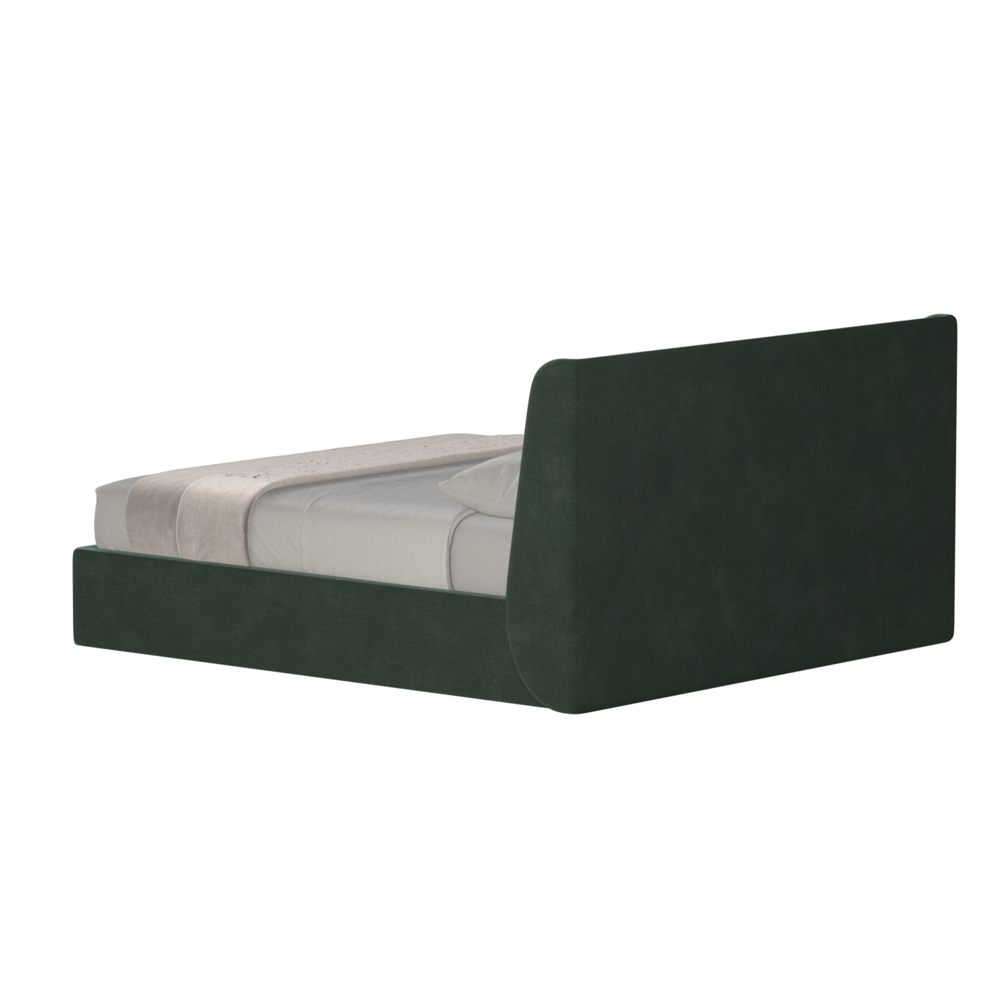 Bett mit weichem Kopfteil Ruby