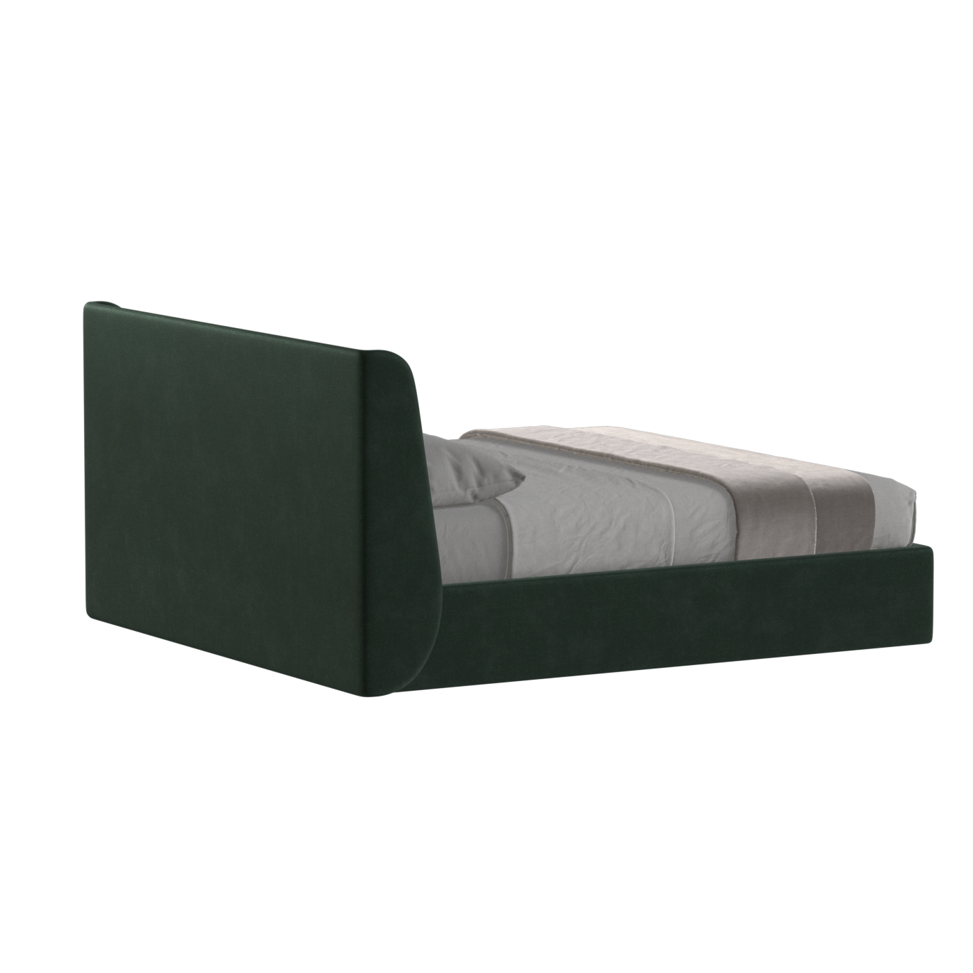 Bett mit weichem Kopfteil Ruby
