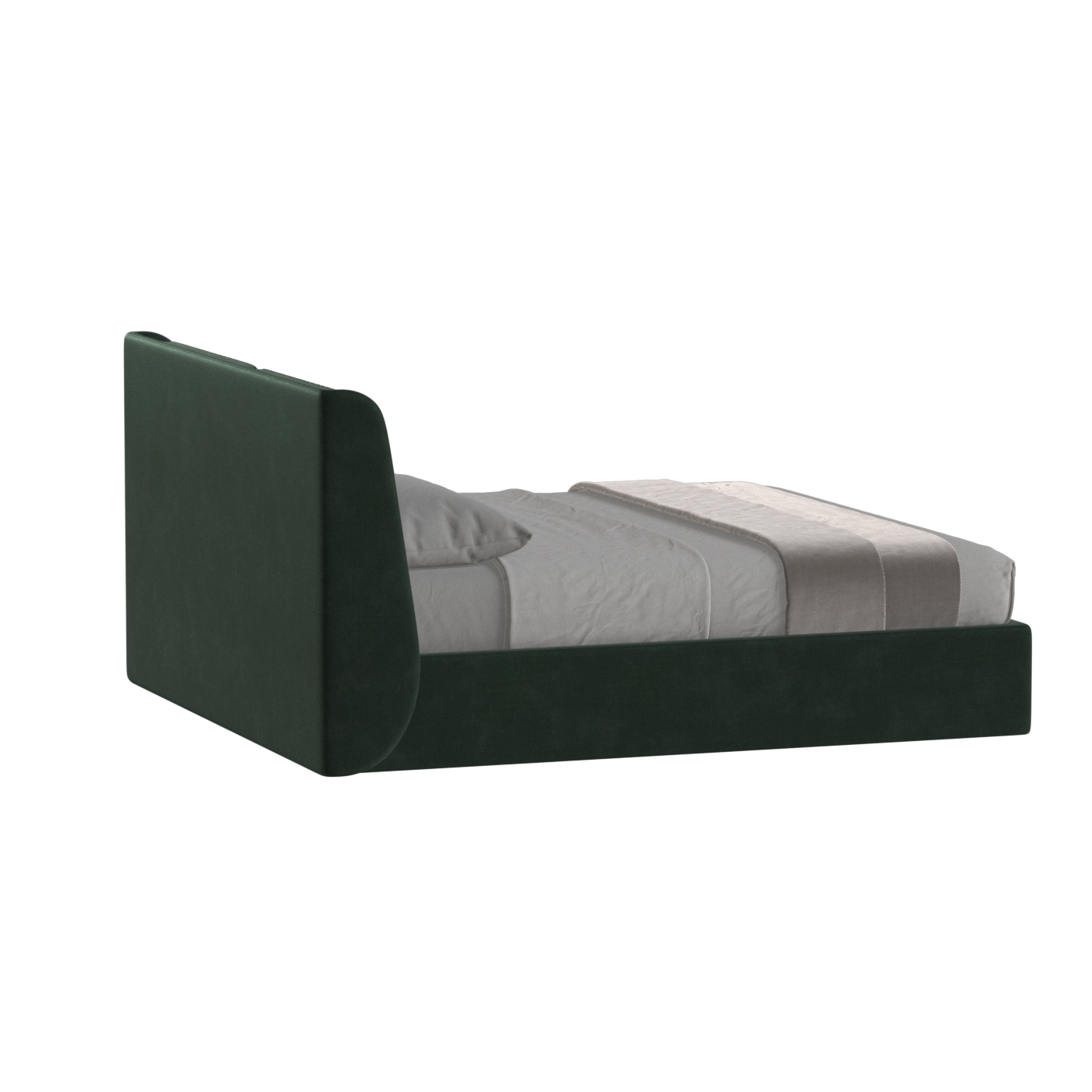 Bett mit weichem Kopfteil Ruby
