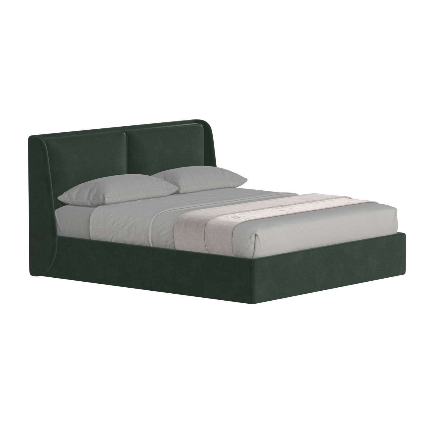 Bett mit weichem Kopfteil Ruby