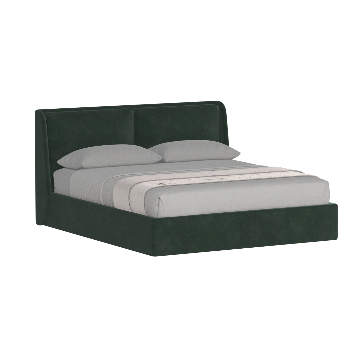Bett mit weichem Kopfteil Ruby