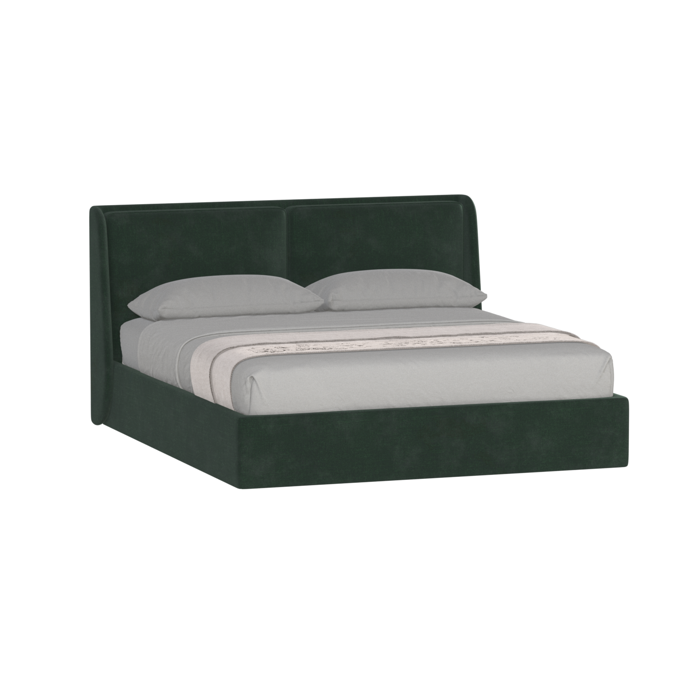 Bett mit weichem Kopfteil Ruby