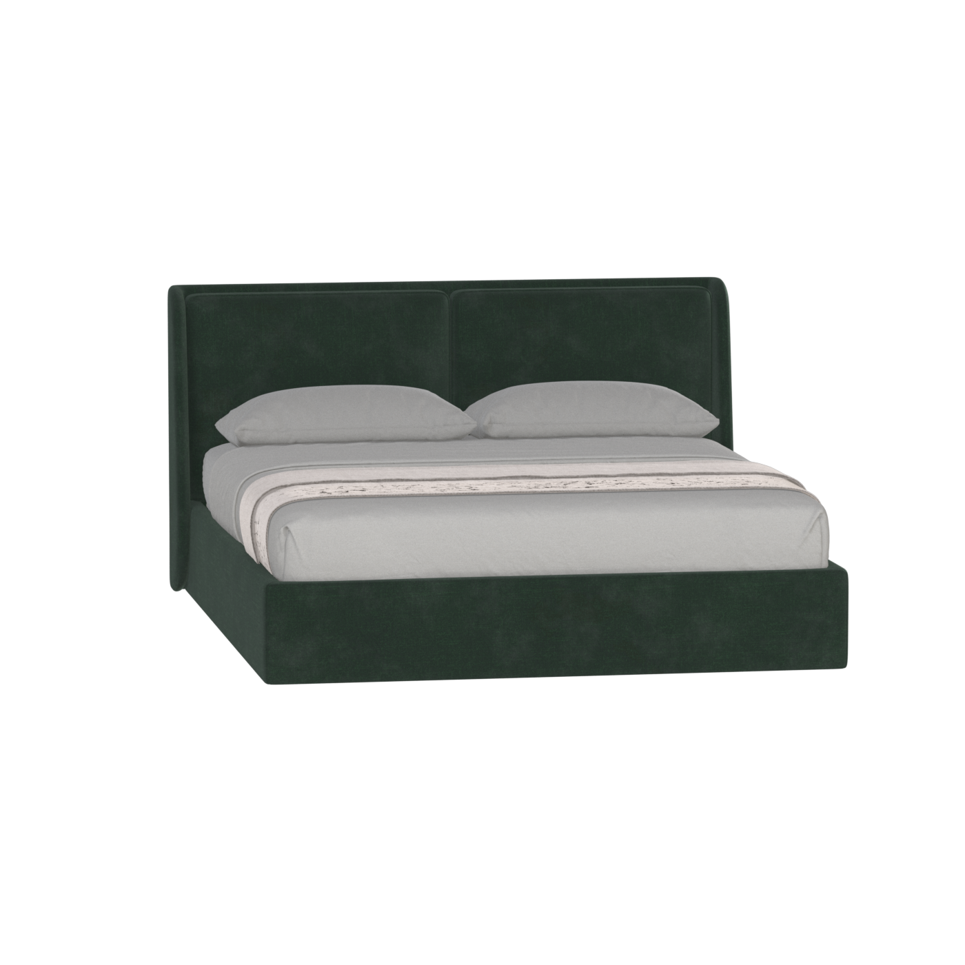 Bett mit weichem Kopfteil Ruby