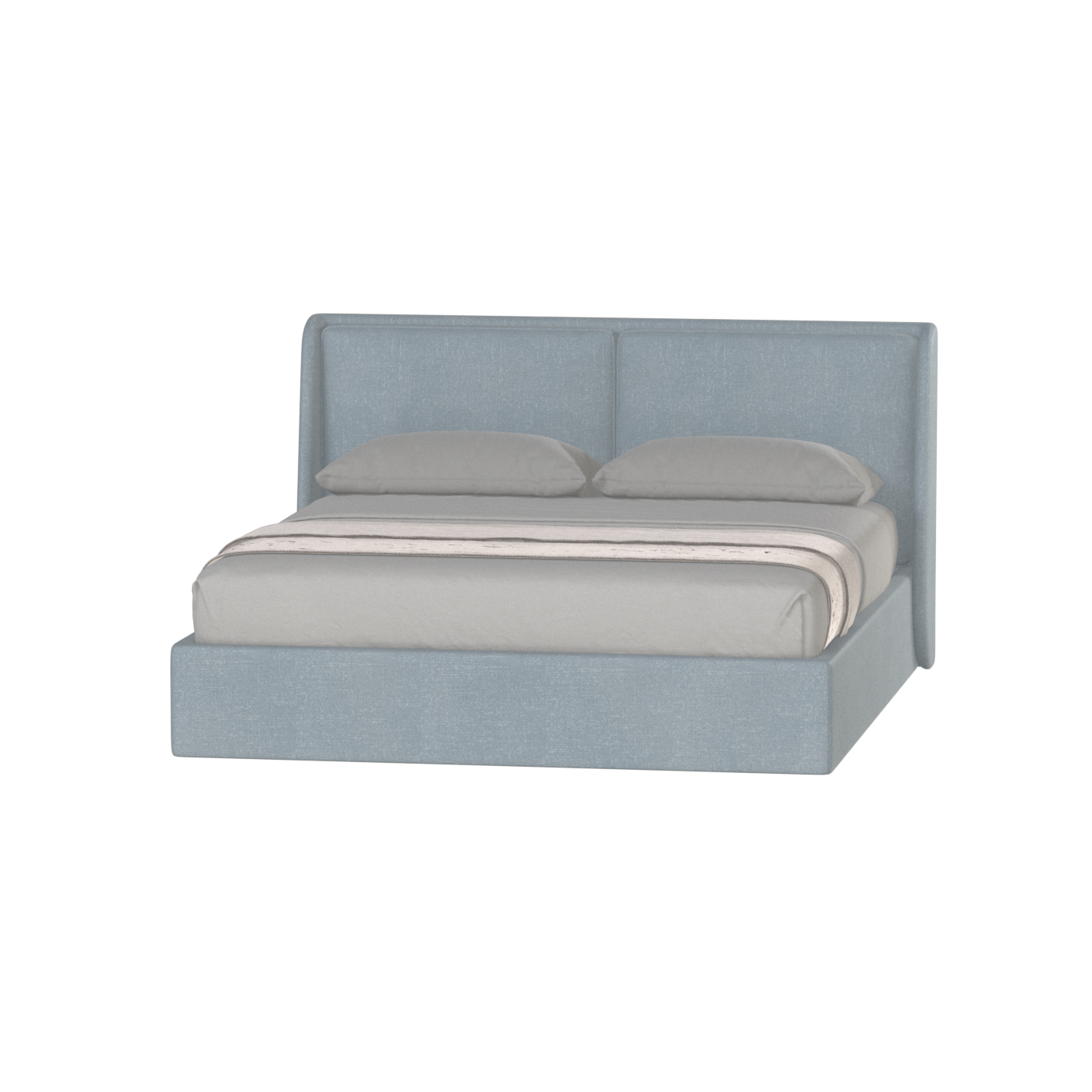 Bett mit weichem Kopfteil Ruby