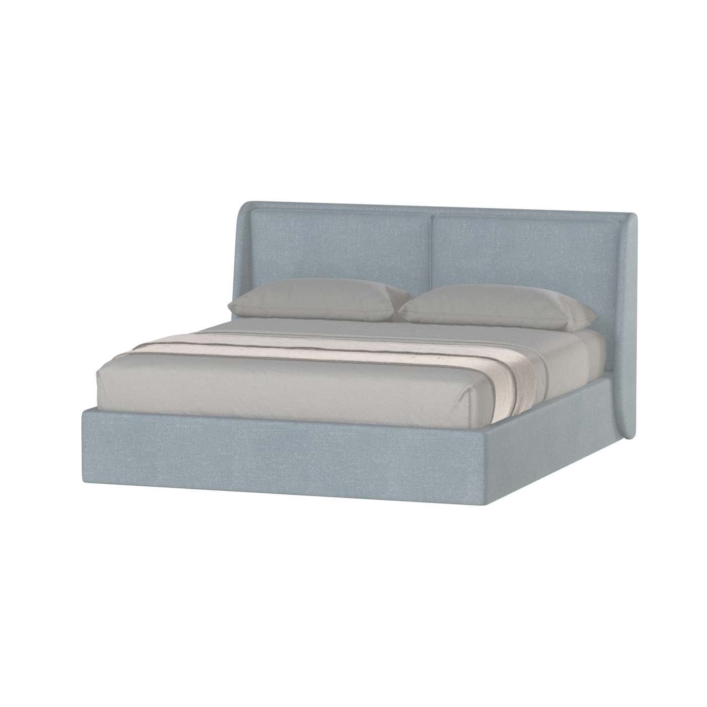 Bett mit weichem Kopfteil Ruby