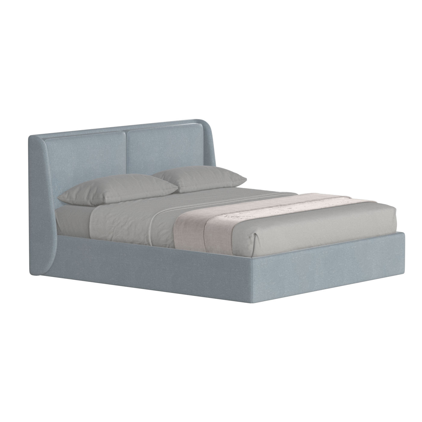 Bett mit weichem Kopfteil Ruby