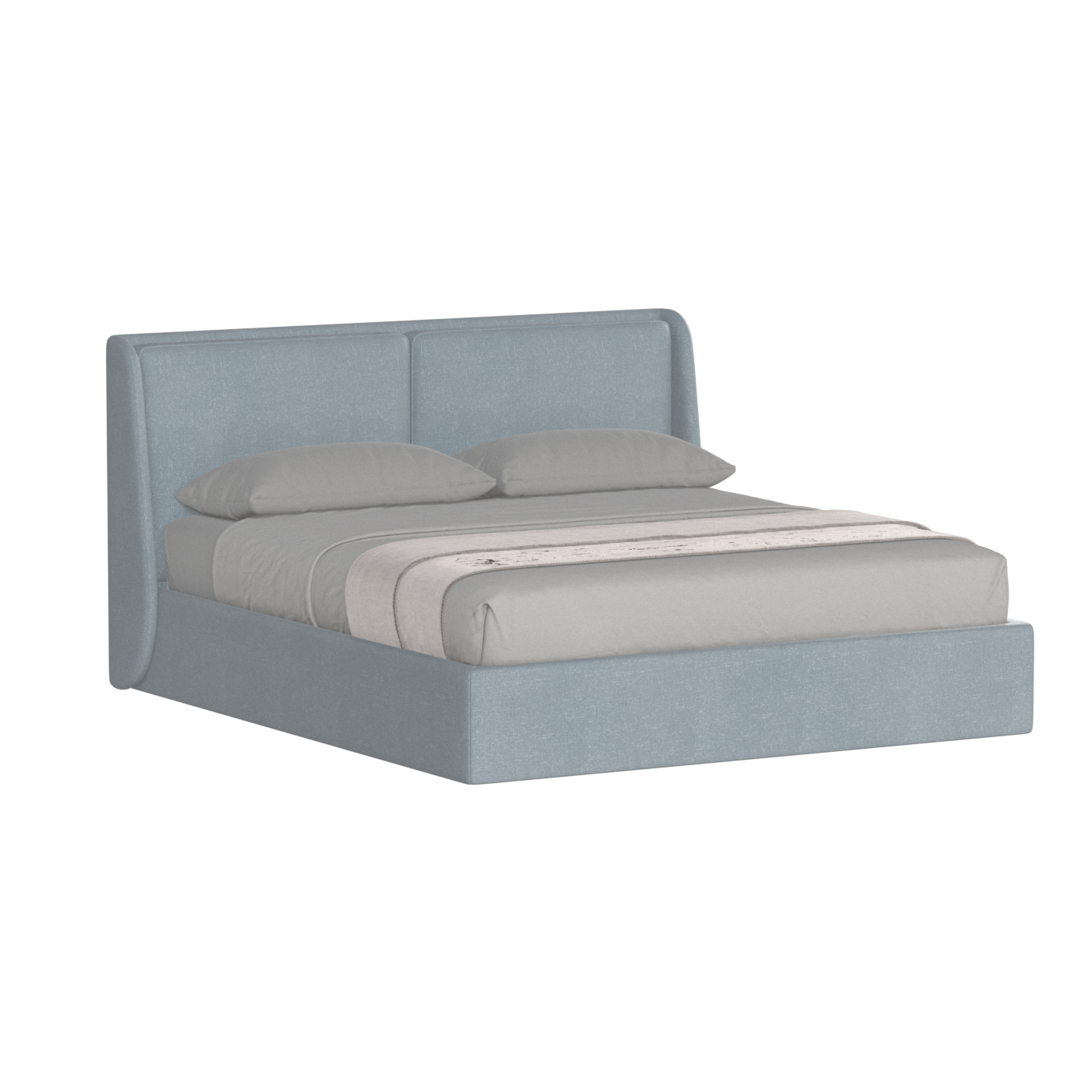 Bett mit weichem Kopfteil Ruby
