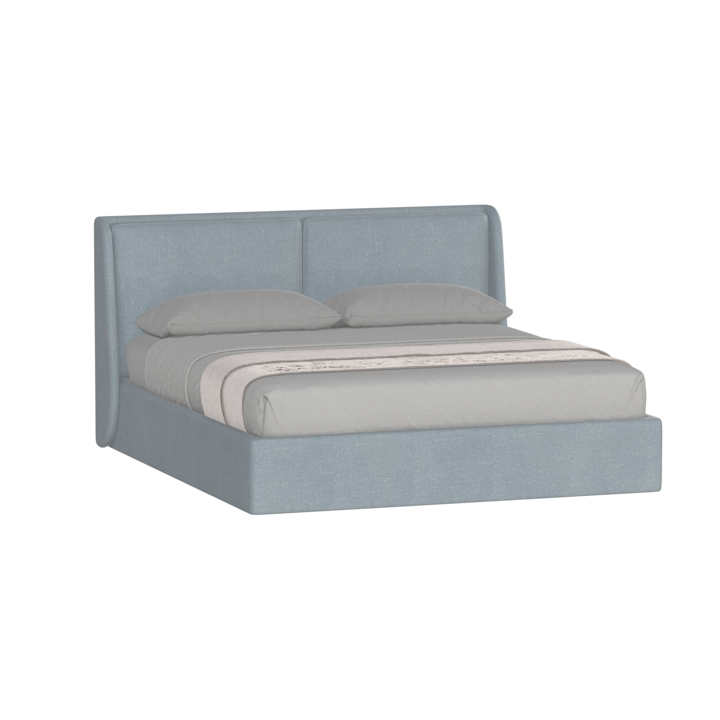 Bett mit weichem Kopfteil Ruby