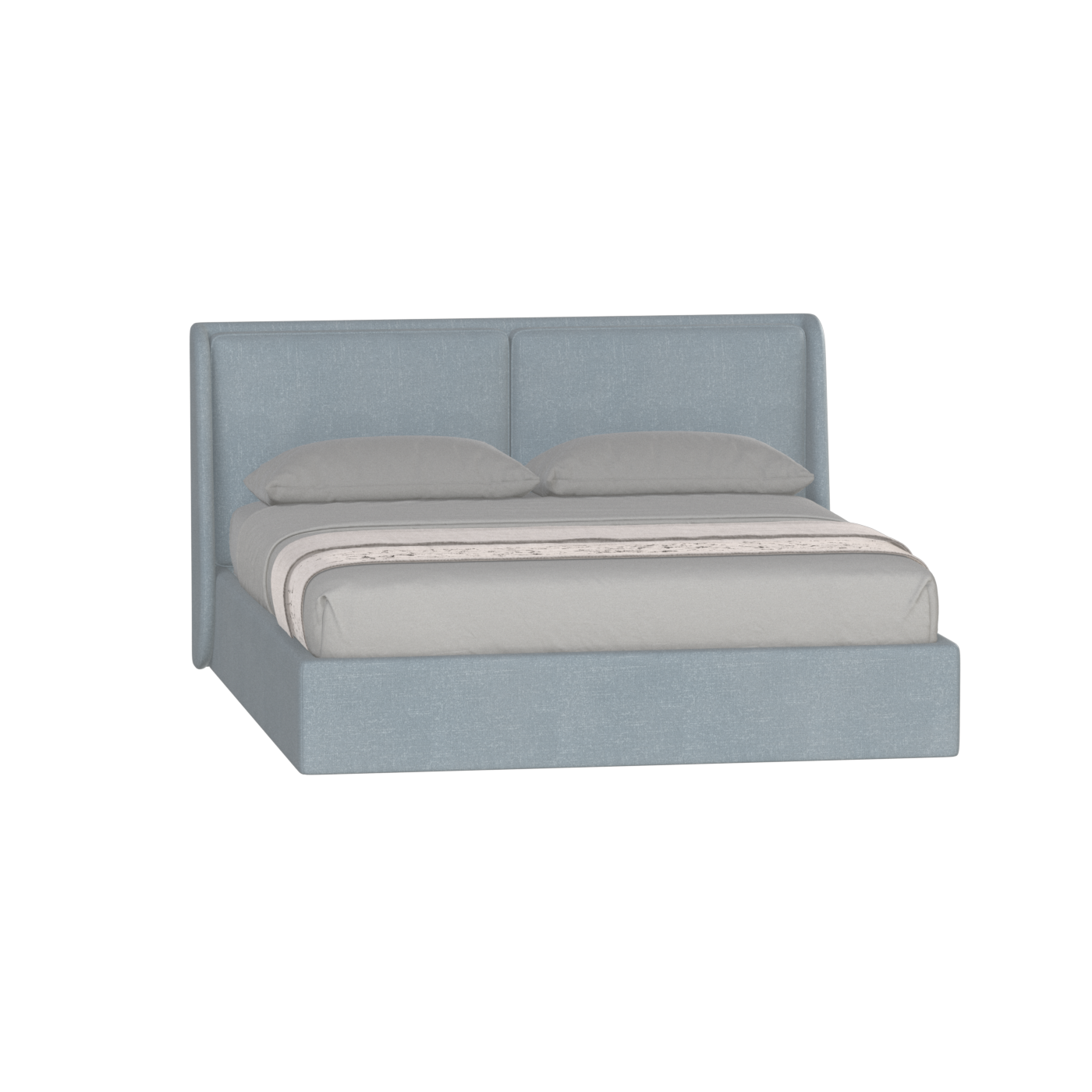 Bett mit weichem Kopfteil Ruby