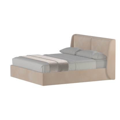 Bett mit weichem Kopfteil Ruby