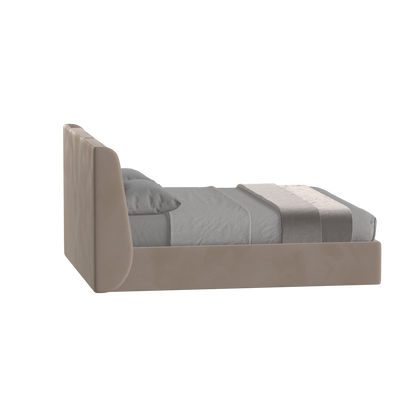 Bett mit weichem Kopfteil Ruby
