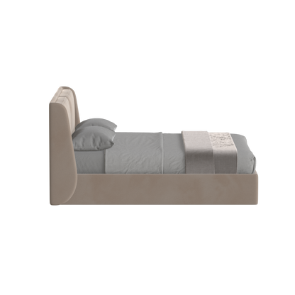 Bett mit weichem Kopfteil Ruby