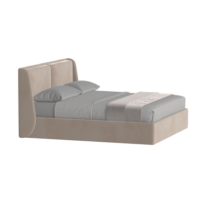 Bett mit weichem Kopfteil Ruby