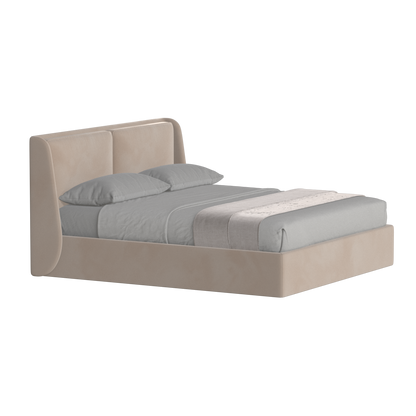 Bett mit weichem Kopfteil Ruby