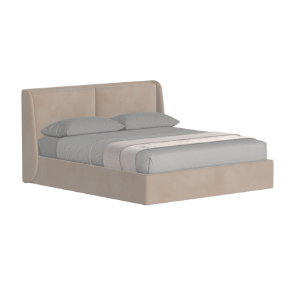Bett mit weichem Kopfteil Ruby