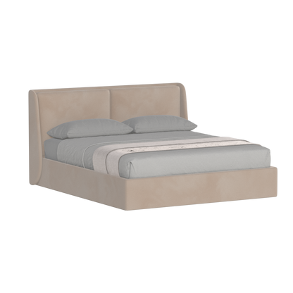 Bett mit weichem Kopfteil Ruby