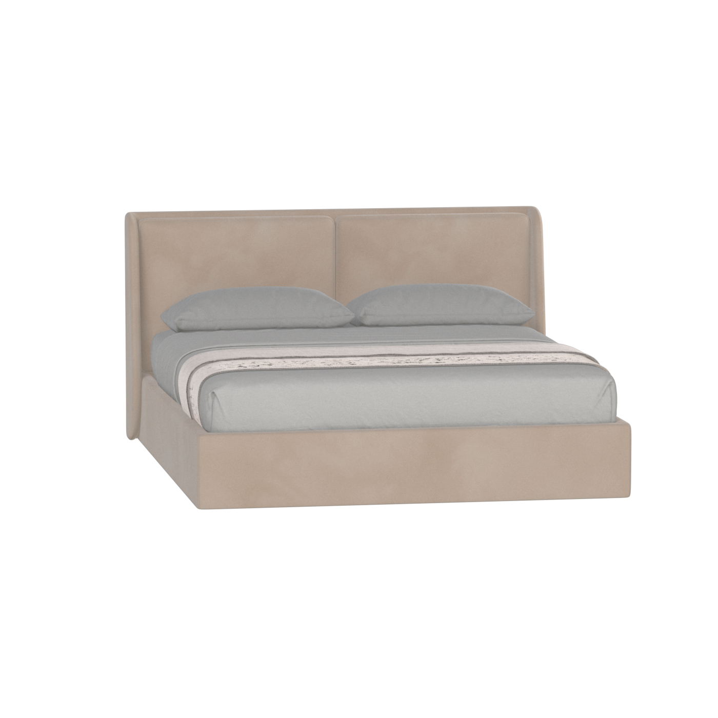 Bett mit weichem Kopfteil Ruby