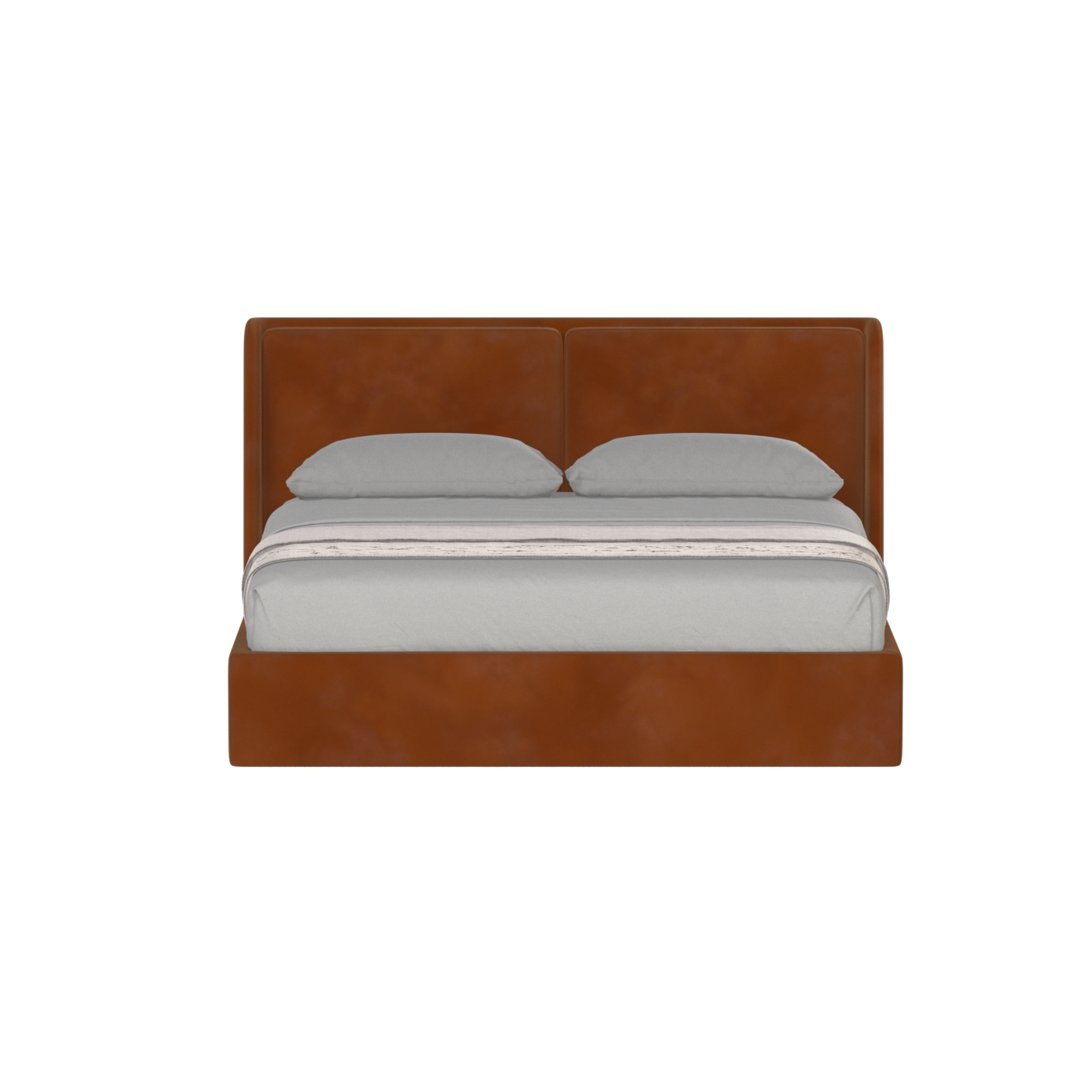 Bett mit weichem Kopfteil Ruby
