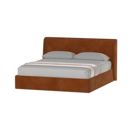 Bett mit weichem Kopfteil Ruby