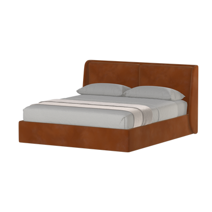 Bett mit weichem Kopfteil Ruby