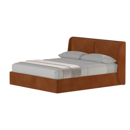 Bett mit weichem Kopfteil Ruby