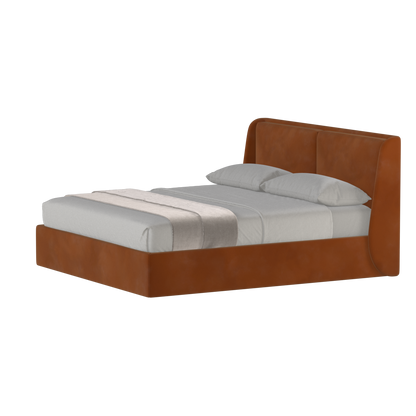 Bett mit weichem Kopfteil Ruby