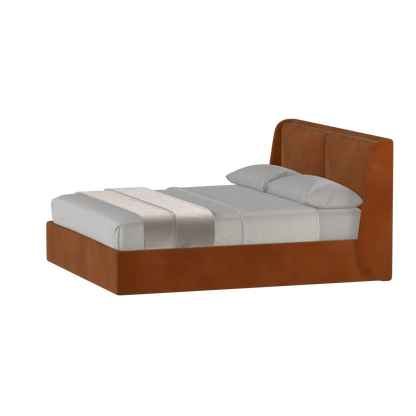 Bett mit weichem Kopfteil Ruby