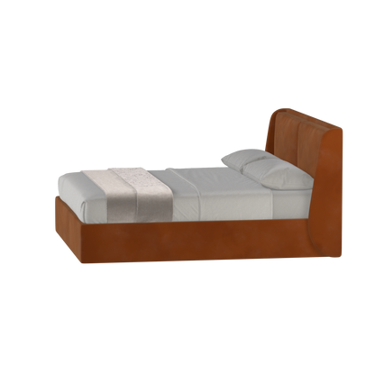 Bett mit weichem Kopfteil Ruby