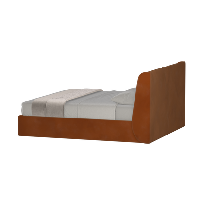 Bett mit weichem Kopfteil Ruby