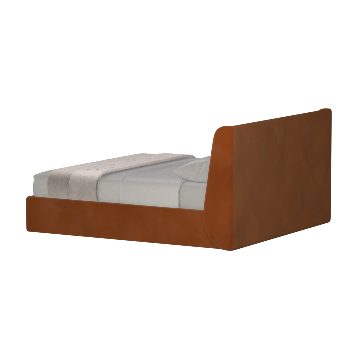 Bett mit weichem Kopfteil Ruby