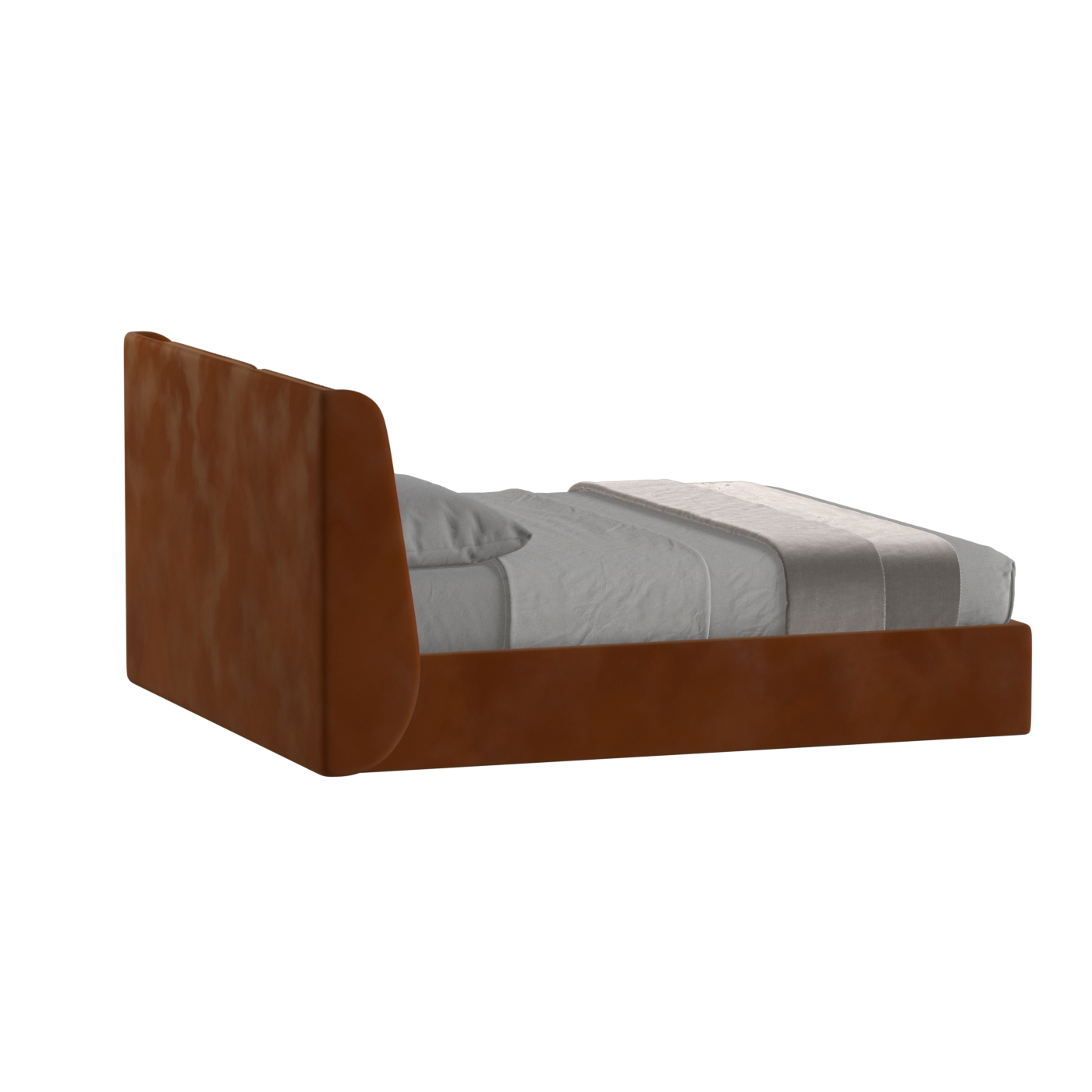 Bett mit weichem Kopfteil Ruby
