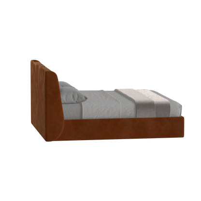 Bett mit weichem Kopfteil Ruby