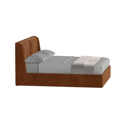 Bett mit weichem Kopfteil Ruby
